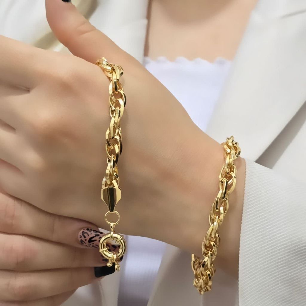 دستبند سیتی گلد کد 2416 - خرید آنلاین از گالری آداس